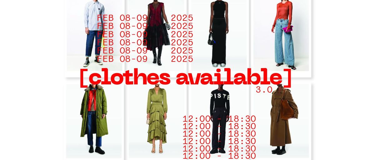 [clothes available] pre-loved pop-up