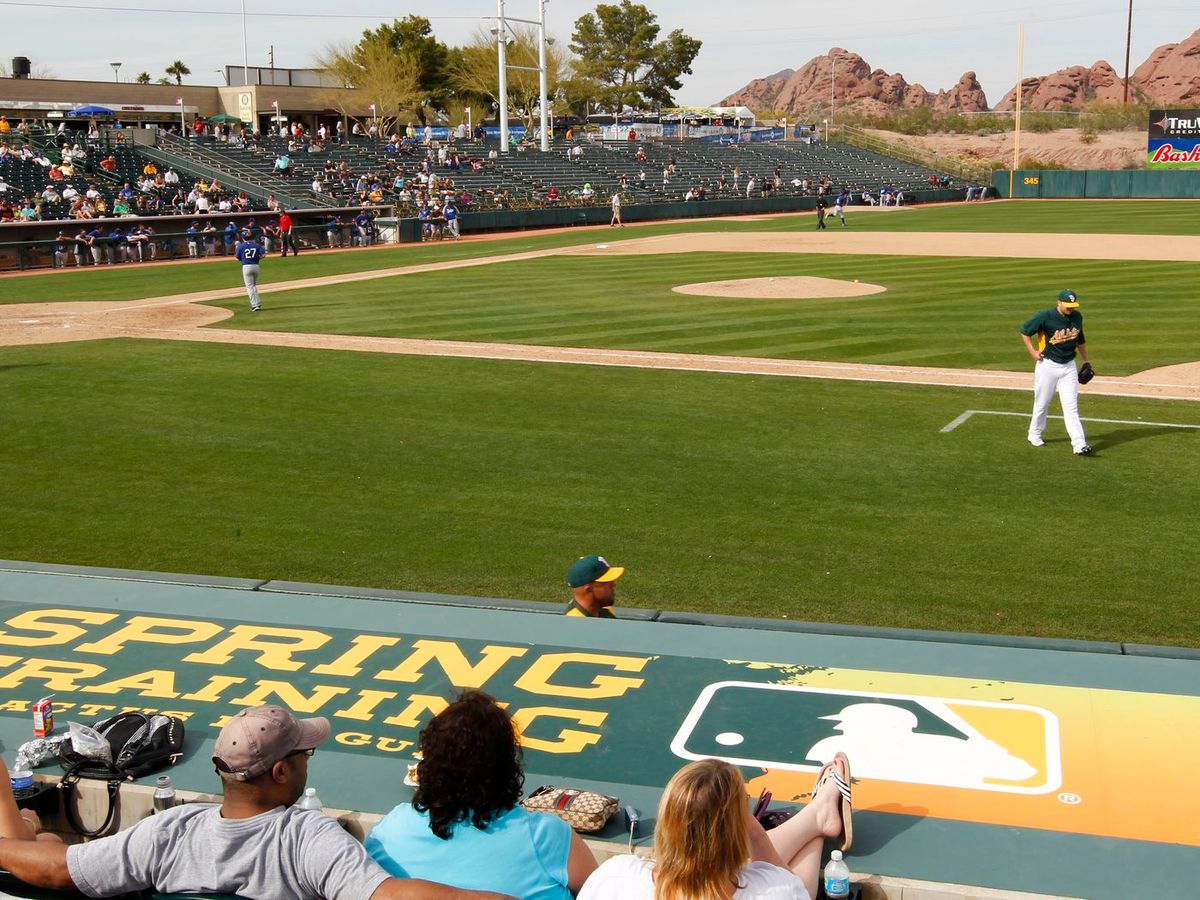 Spring Training - Colorado Rockies at Oakland Athletics