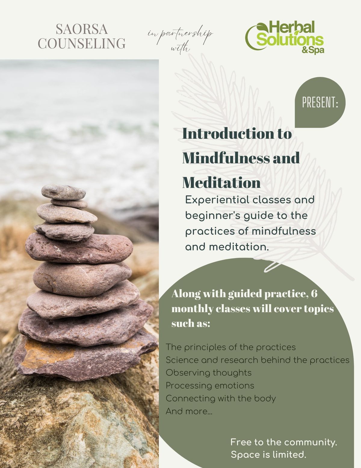 Introduction to Mindfulness and Mediation