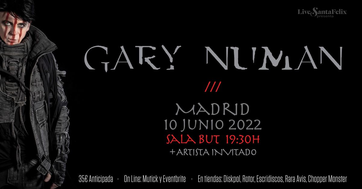 Gary Numan en concierto en Madrid