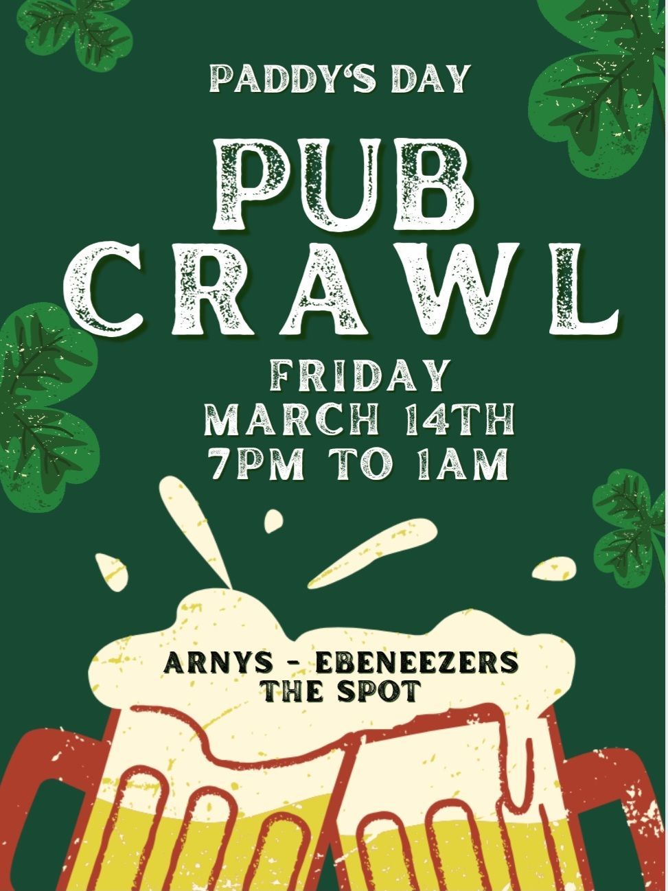 Paddy's Day Pub Crawl