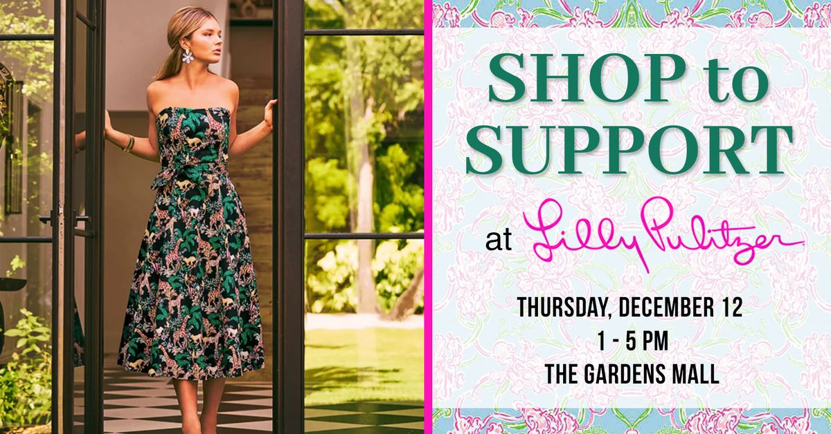 Shop to Support at Lilly Pulitzer \u2014 Benefiting Connections