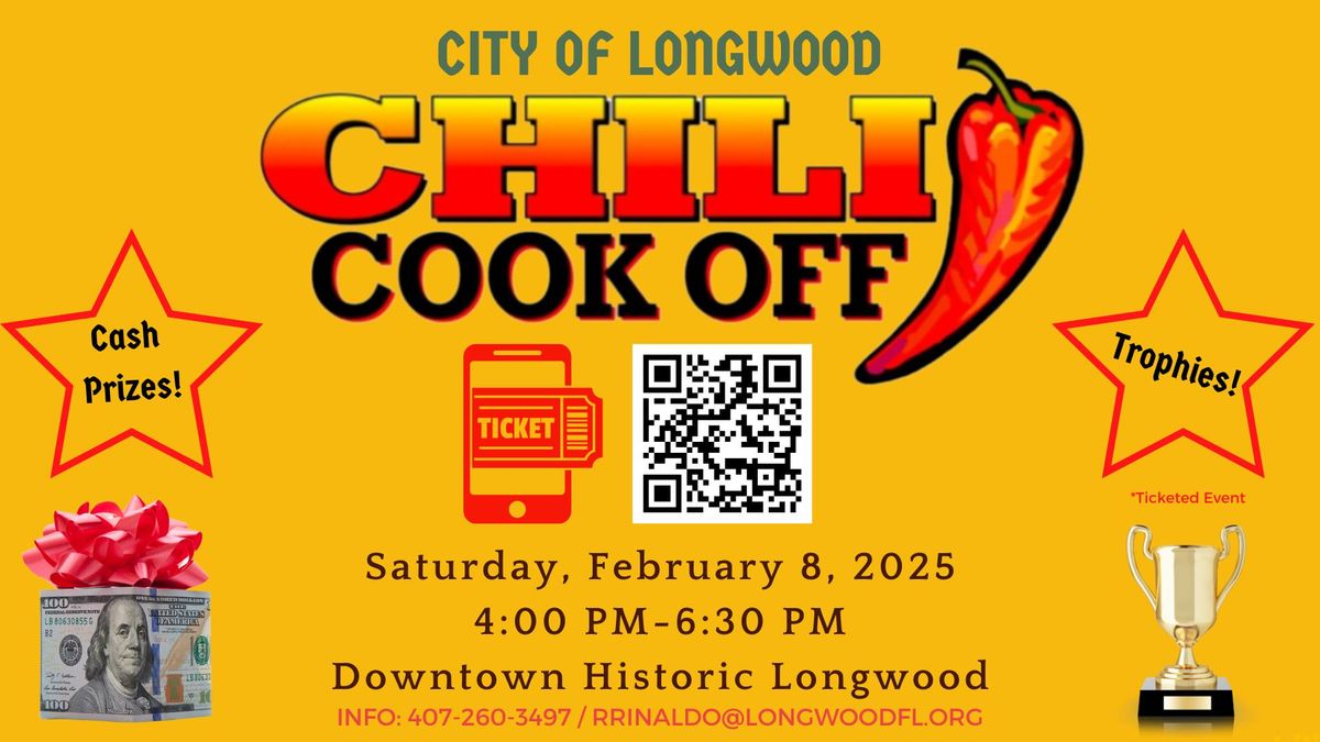 Downtown Longwood Cruise with Chili Cook Off 5pm -8pm