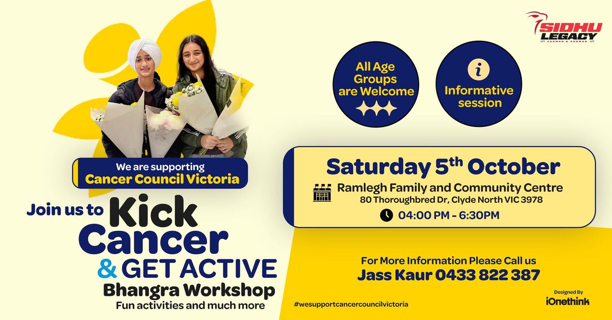 Bhangra Workshop & Cancer Awareness 