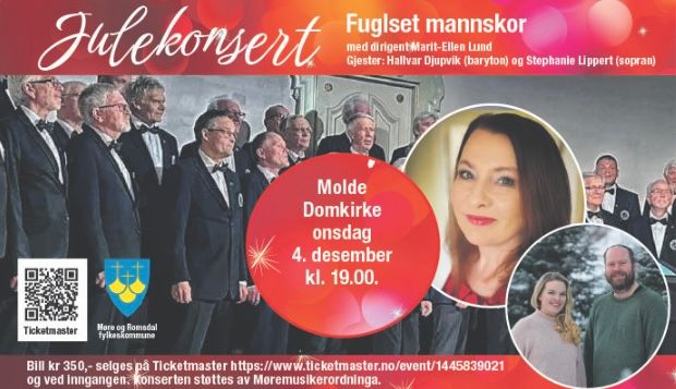 Julekonsert med Fuglset mannskor 