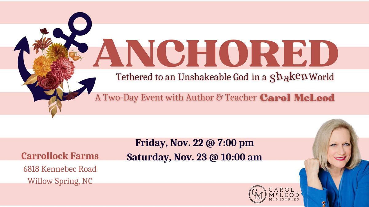 Anchored - Tethered to an Unshakeable God in a Shaken World