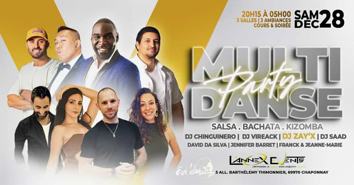 MULTI-DANSE PARTY A EVIDANCE  (COURS SBK ET SOIREE SBK)