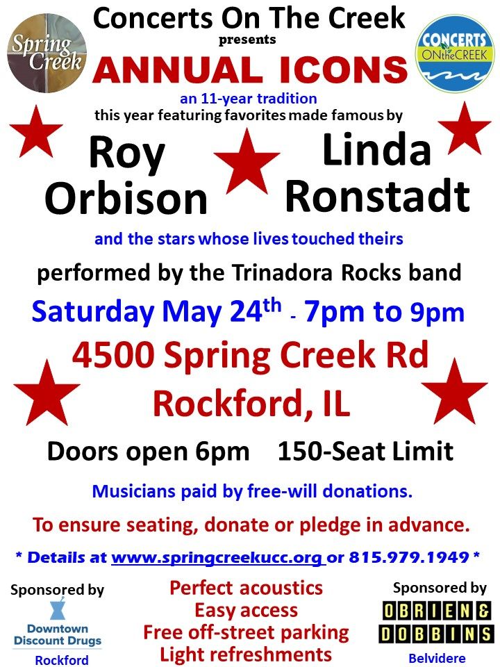 ANNUAL ICONS Celebrating Roy Orbison, Linda Ronstadt, and their Famous Friends