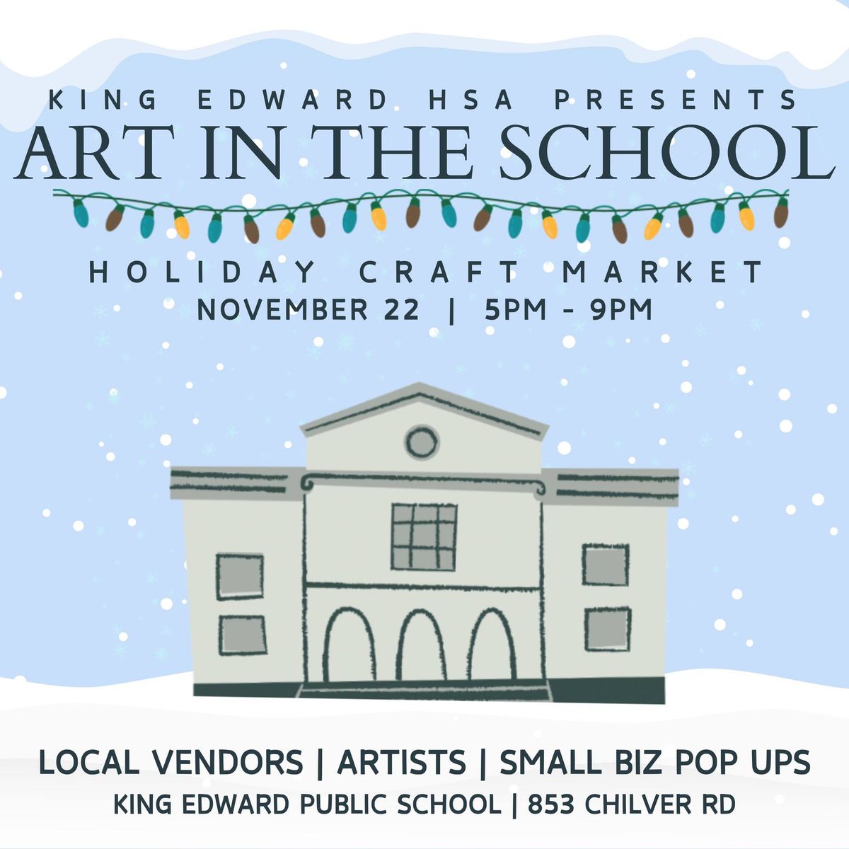 Art in the School-Holiday Craft Market