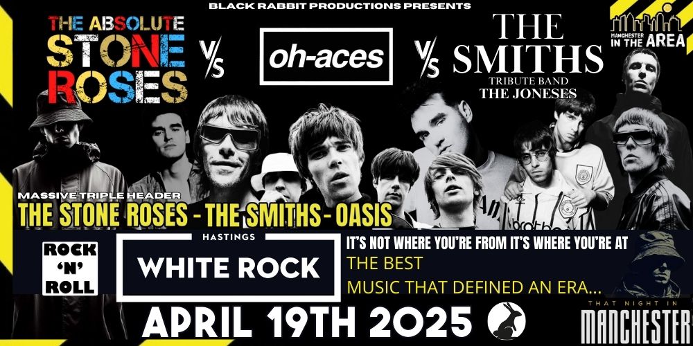 Manchester in the Area | Featuring Tributes to The Smiths + Stone Roses + Oasis