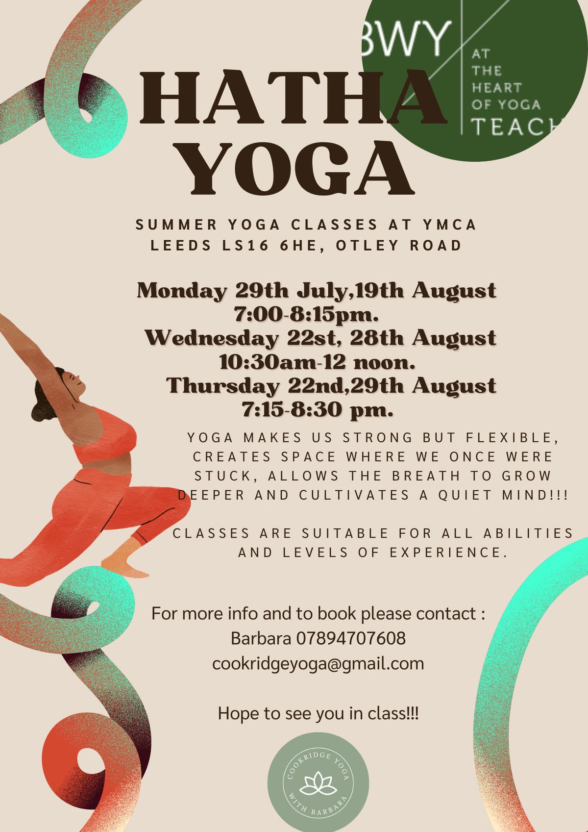 Summer Yoga classes 