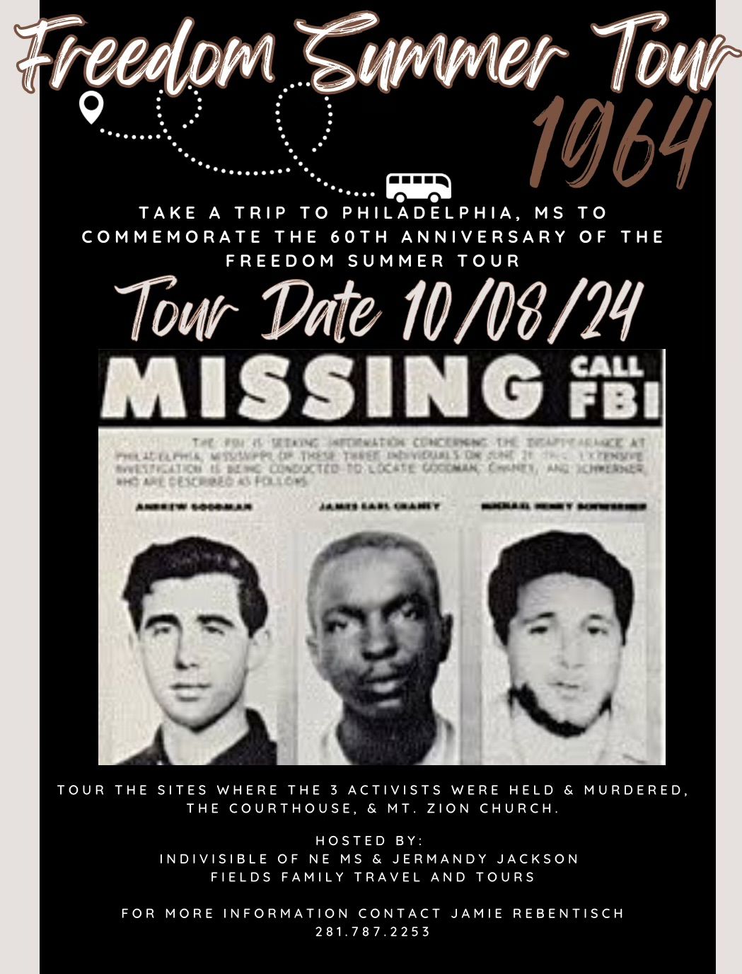 Freedom Summer Tour to Philadelphia, Ms