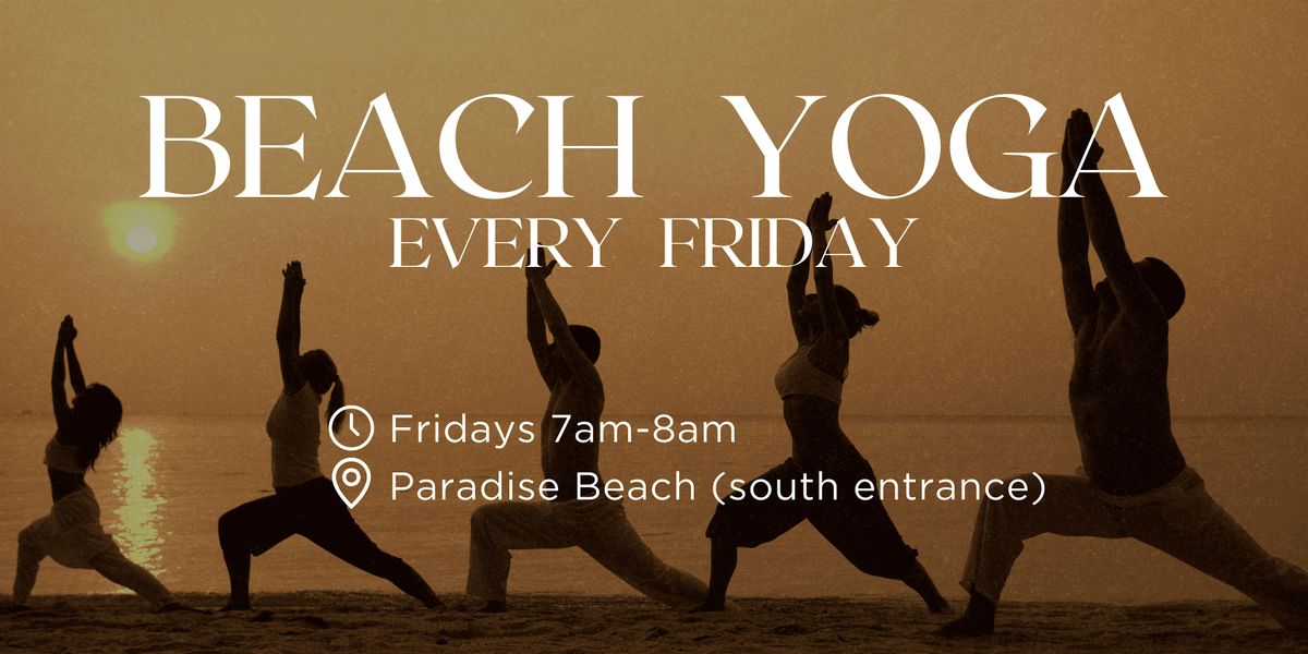 Weekly Beach Yoga