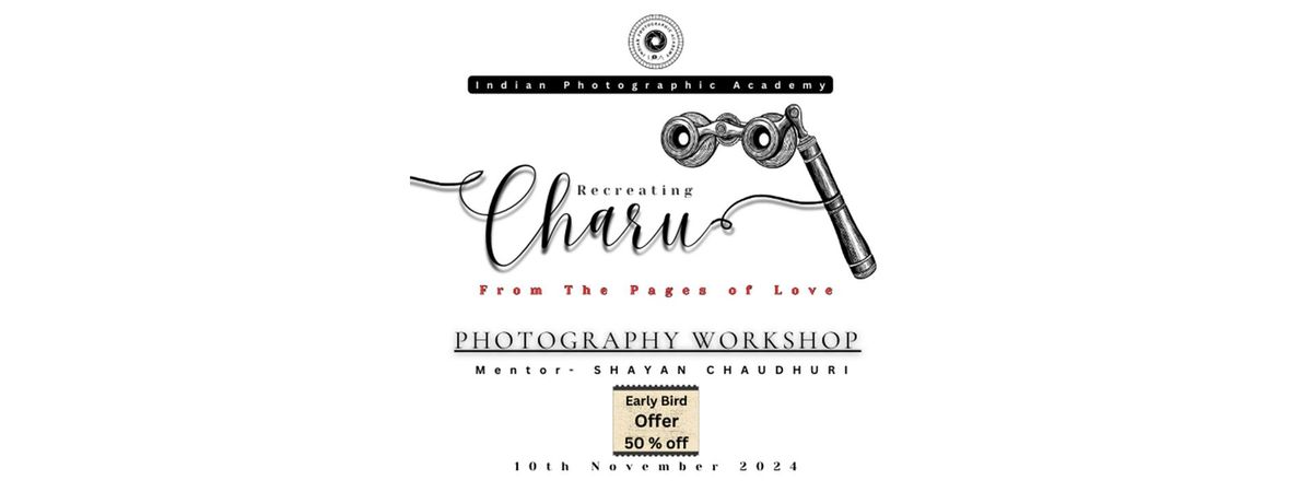 Fashion Photography Workshop - Recreating Charulata