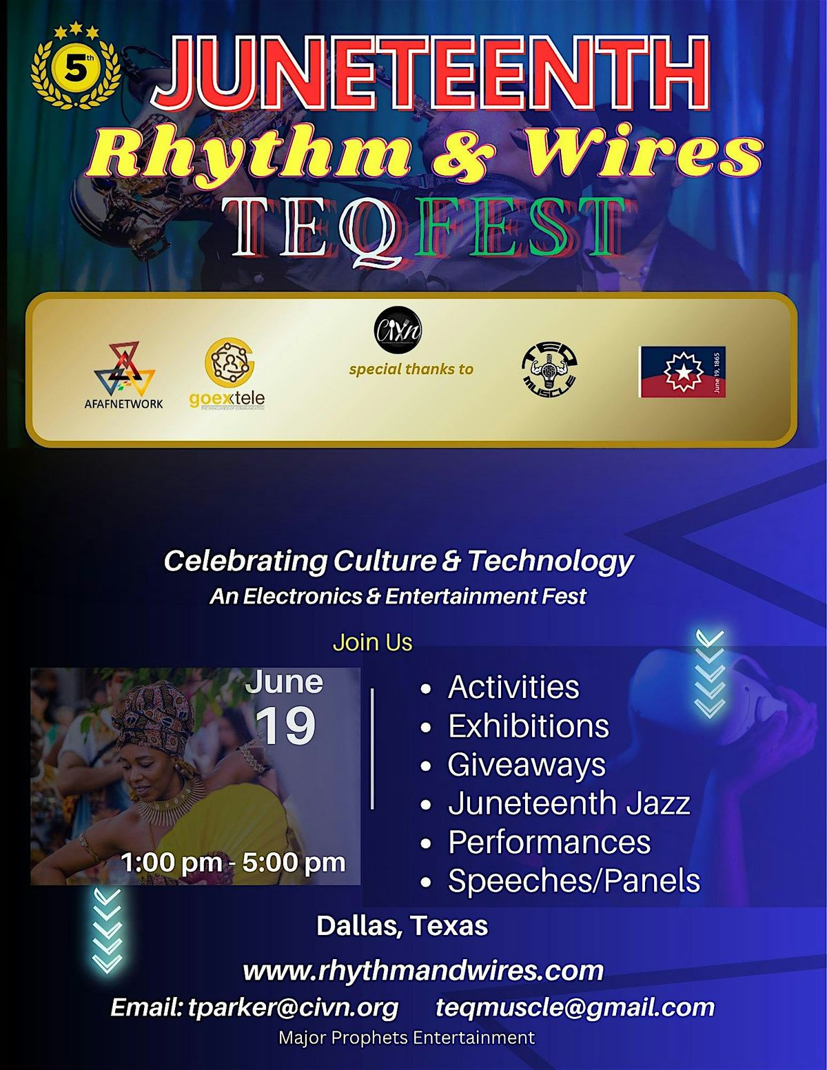 Juneteenth: Rhythm & Wires TeqFest
