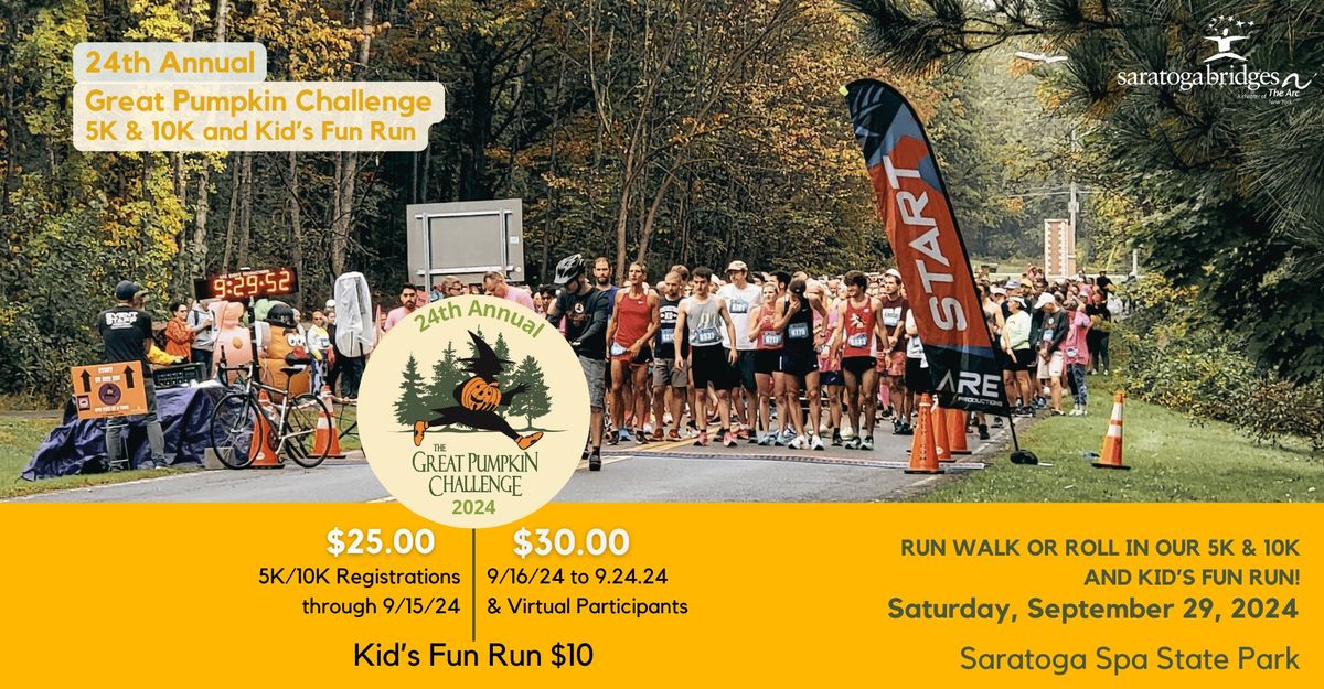 The 24th Annual Great Pumpkin Challenge 5K and 10K