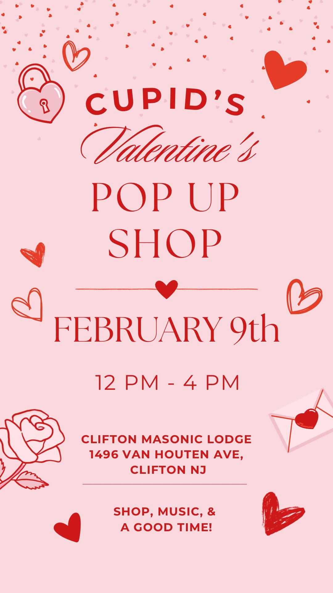 Cupid's Valentine's Pop Up Shop