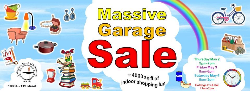 UCE Annual MASSIVE Garage Sale 