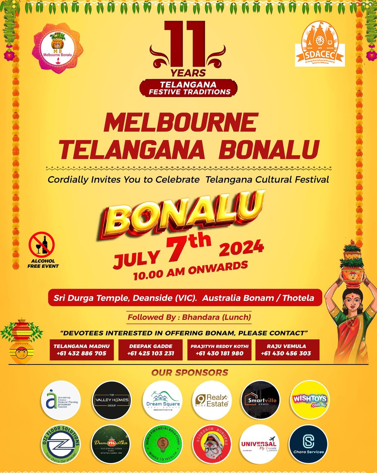 Melbourne Bonalu Festival