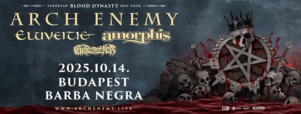 ARCH ENEMY \ud83d\udd25 Amorphis \u00e9s Eluveitie | BARBA NEGRA Budapest | 14\/10\/2025 | PREVOZ iz Beograda