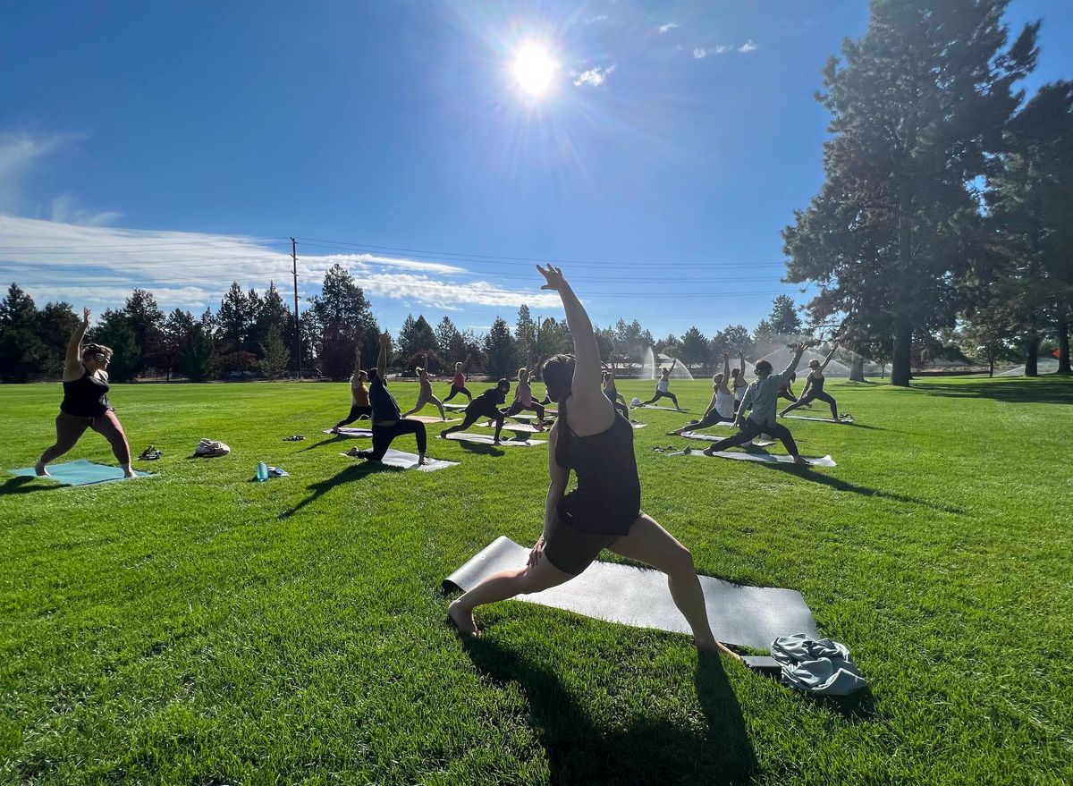 Outdoor Silent Disco Yoga