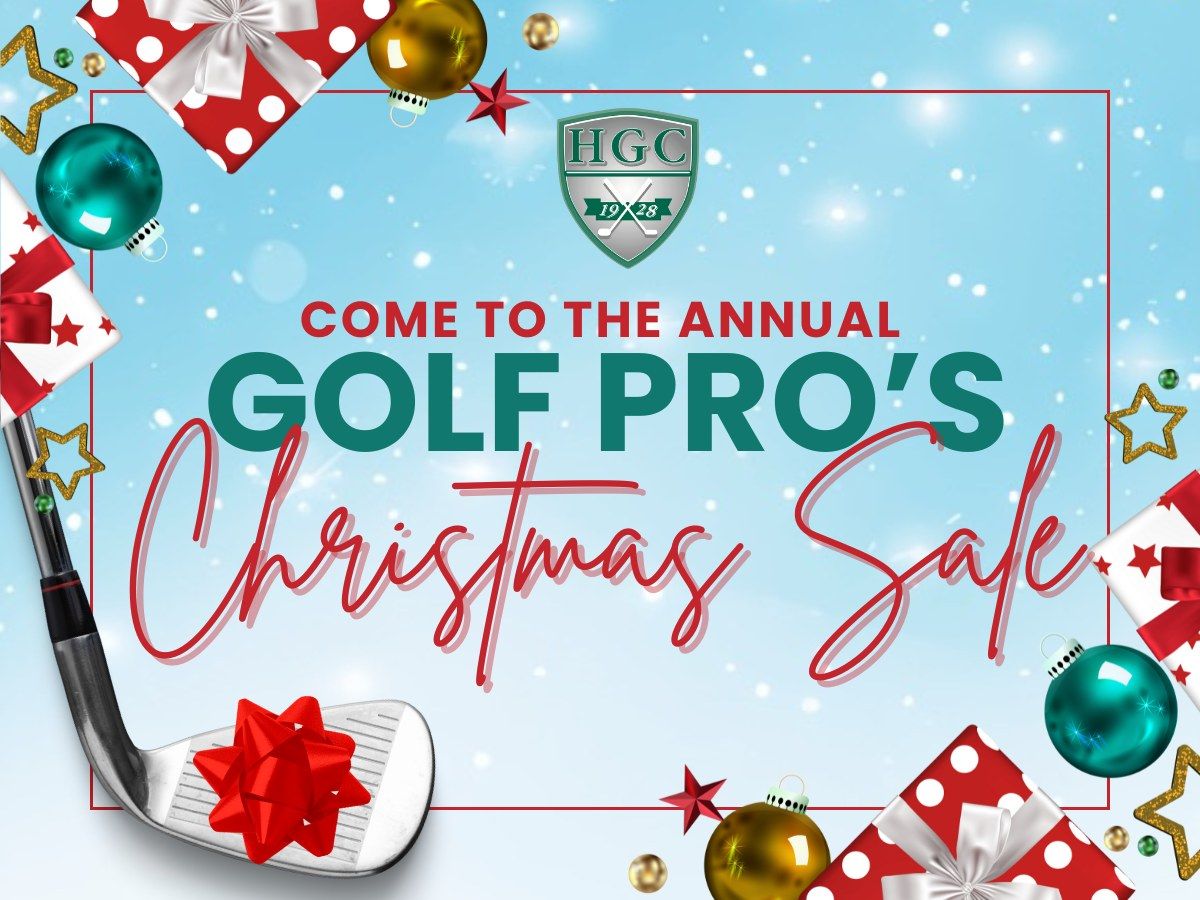 2024 Golf Pro's Holiday Sale