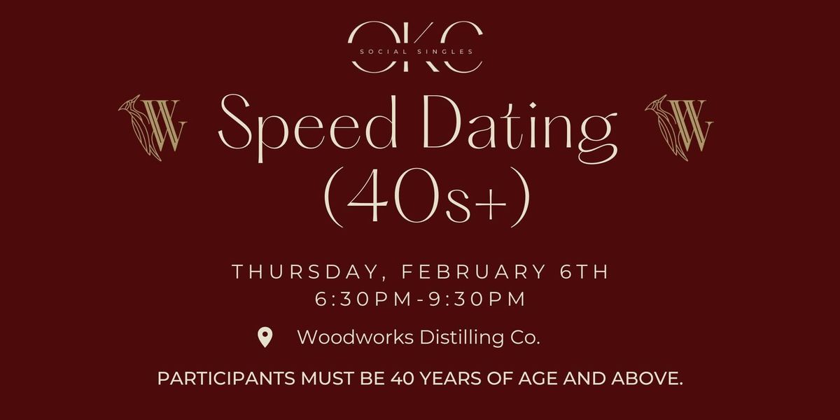 Speed Dating: Ages 40+  | Singles Event