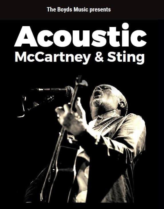 Acoustic McCartney and Sting:Washington