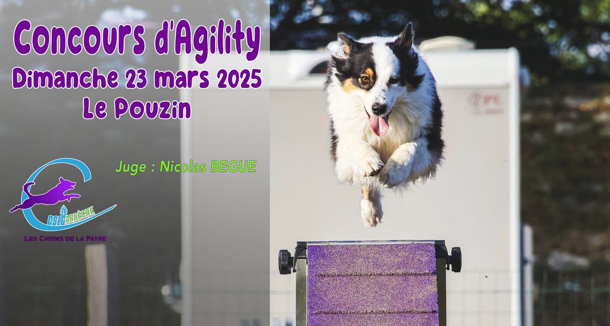 Concours simple d'agility - Le Pouzin (07)