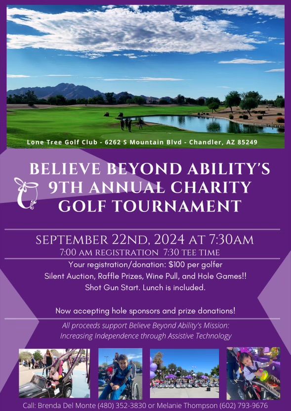 Believe Beyone Ability 9th Annual Charity Golf Tournament