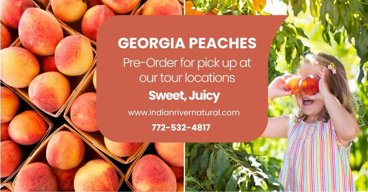 Fresh Georgia Peaches Sales Event - West Palm Beach, FL