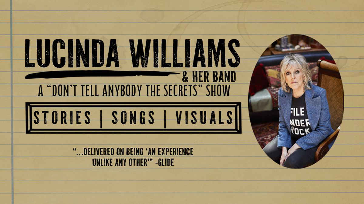 Paramount Presents: An Evening with Lucinda Williams and her band