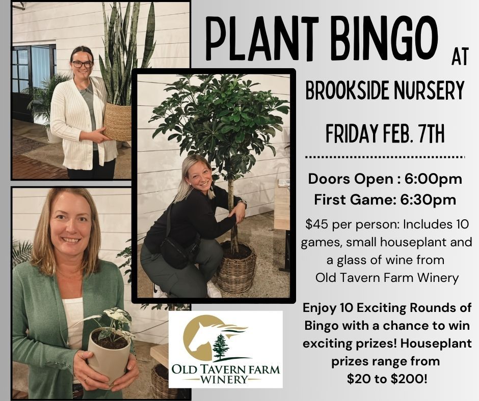 SOLD OUT Houseplant Bingo 