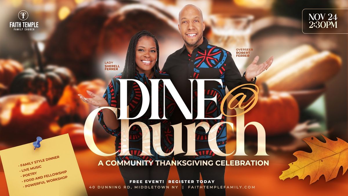 Dine at Church Community Thanksgiving Celebration