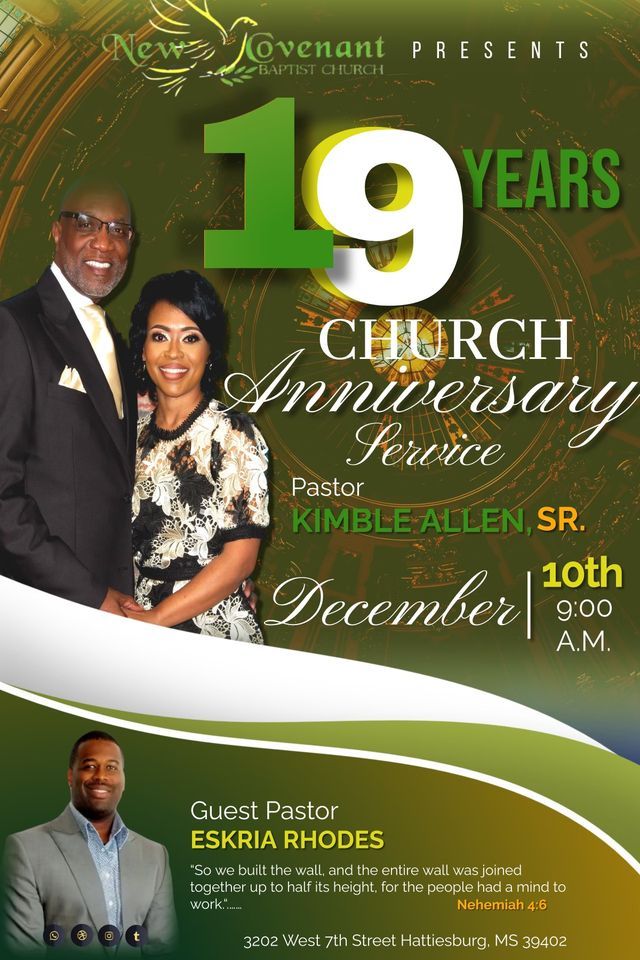 19th Church Anniversary 