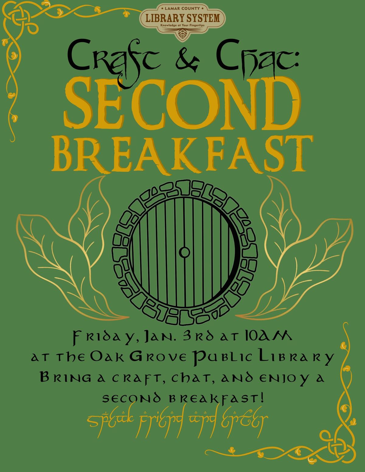 Craft & Chat Second Breakfast 