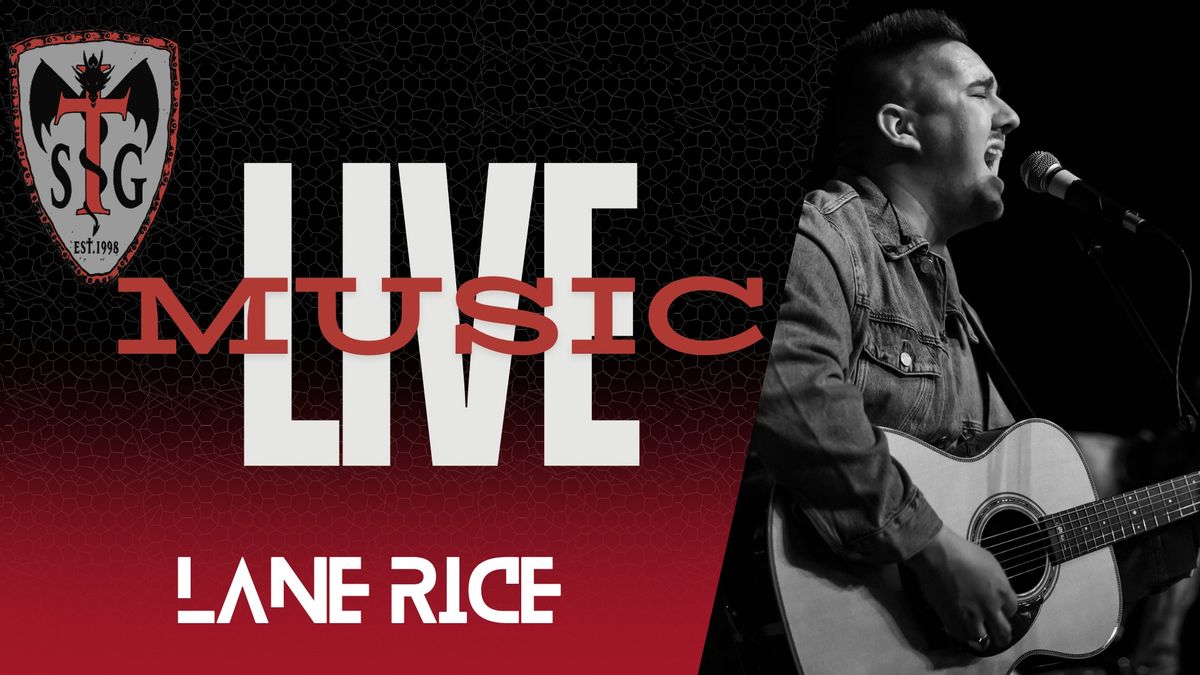 Live Music w\/ Lane Rice @ STG