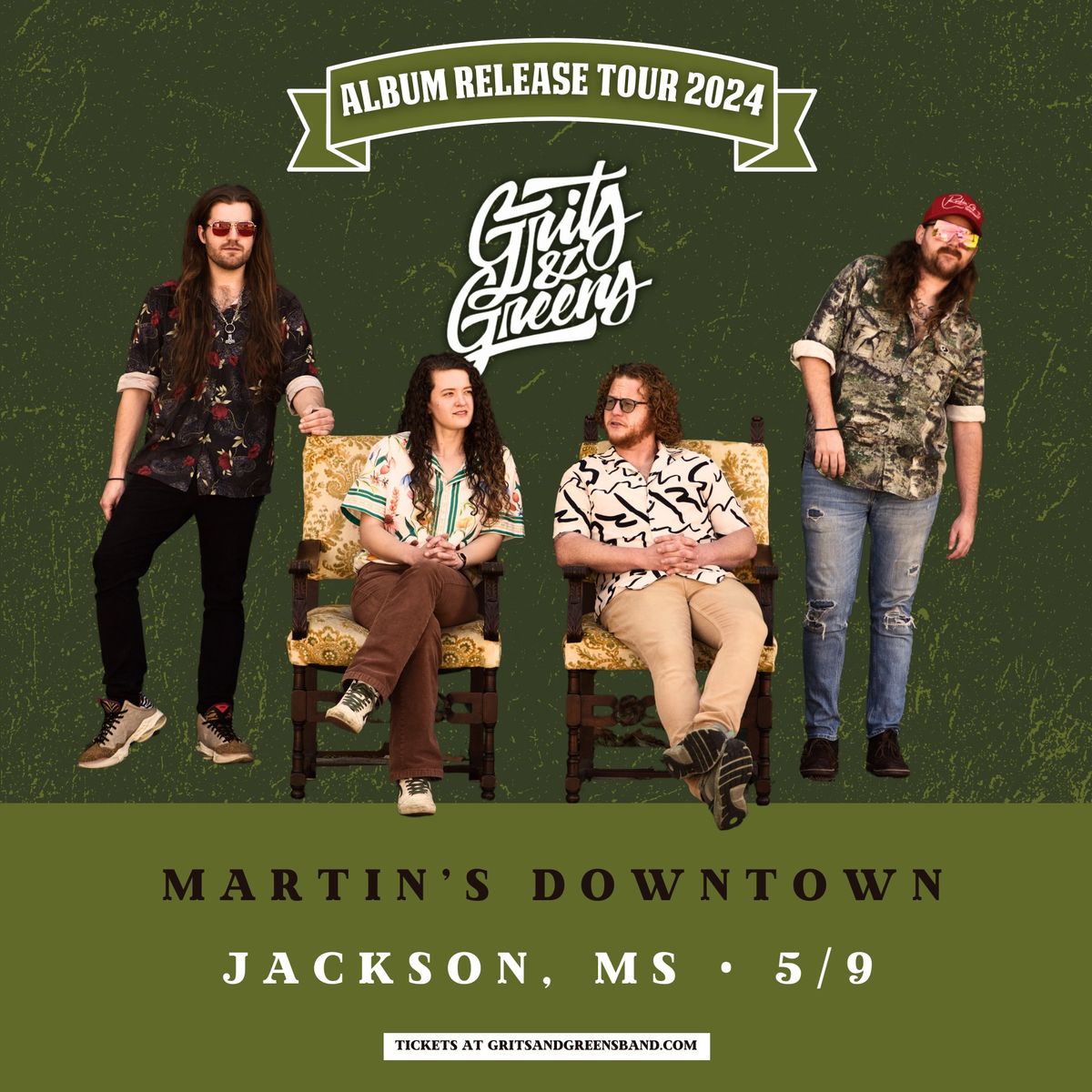 Grits & Greens Album Release Show at Martin's Downtown