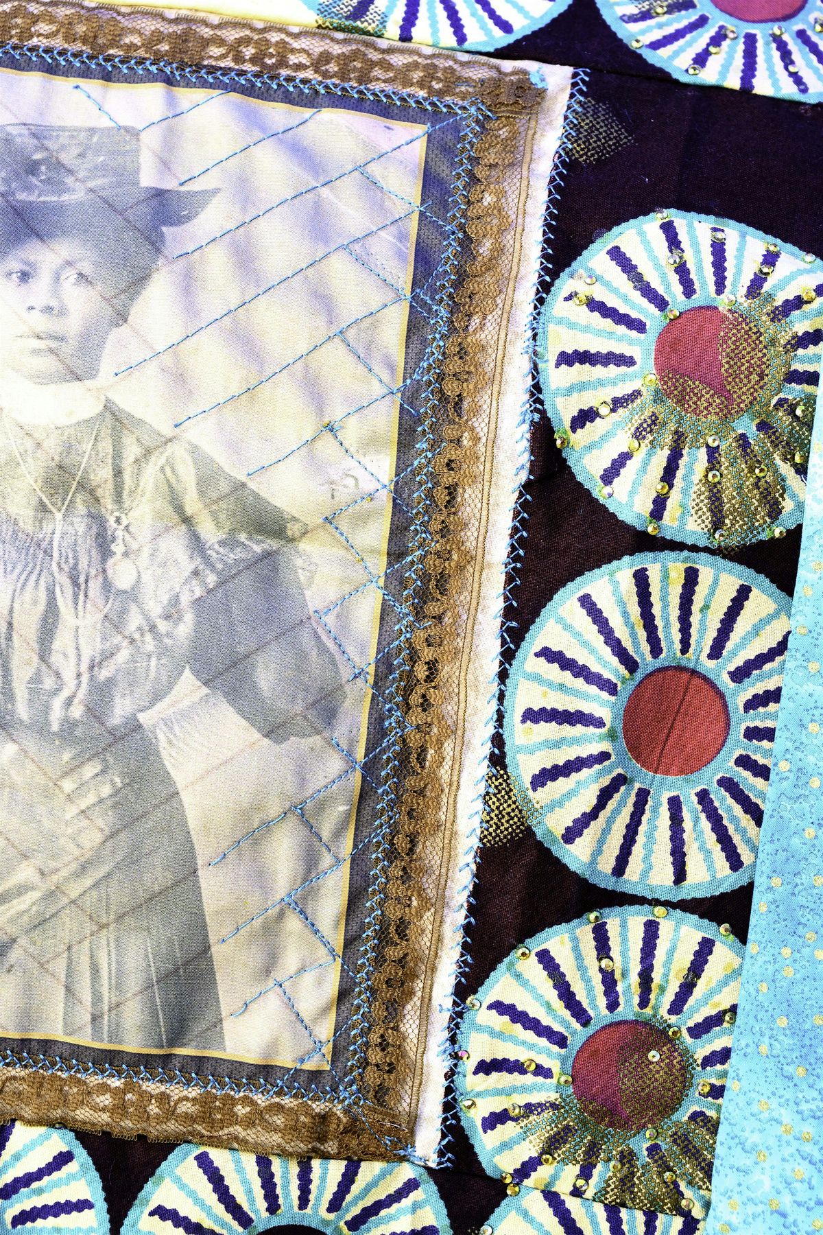 Vitality Arts Workshop | Gel Printing and Quilt Portraits