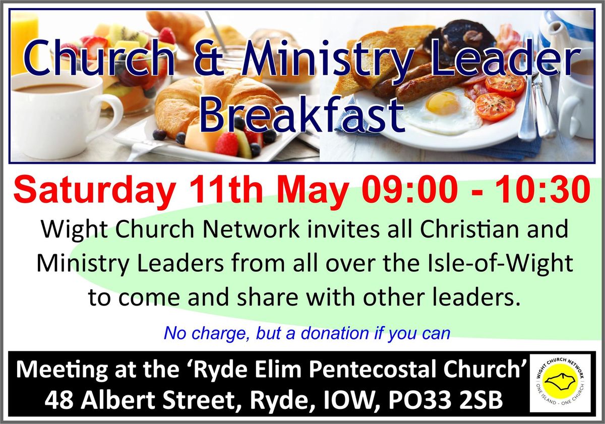 Church and Ministry Leaders Breakfast