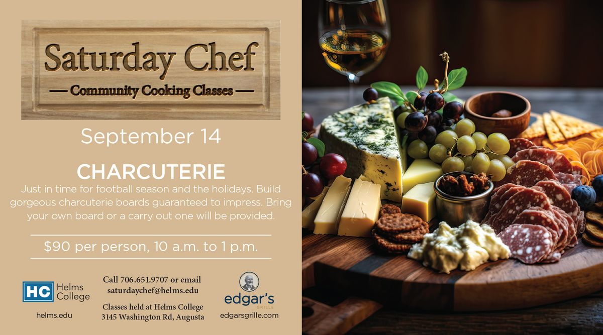 Saturday Chef Community Cooking Classes: Charcuterie