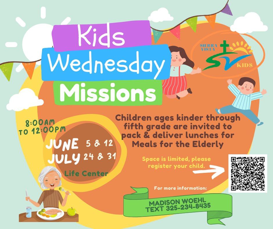 Kids Wednesday Missions