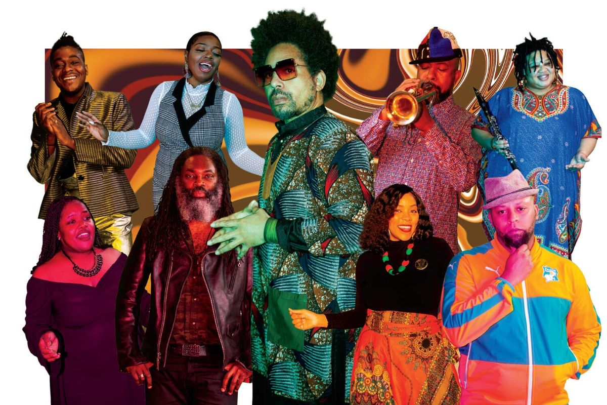 Damon Locks Black Monument Ensemble at Harris Theater