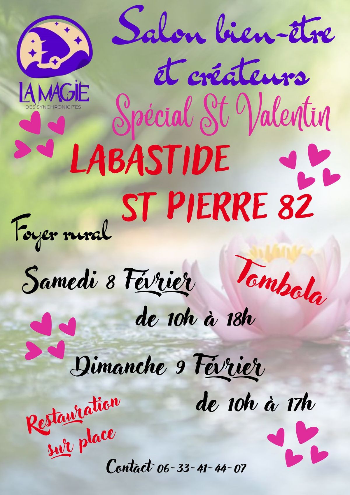 Salon bien-\u00eatre et cr\u00e9ateurs LABASTIDE ST PIERRE 82