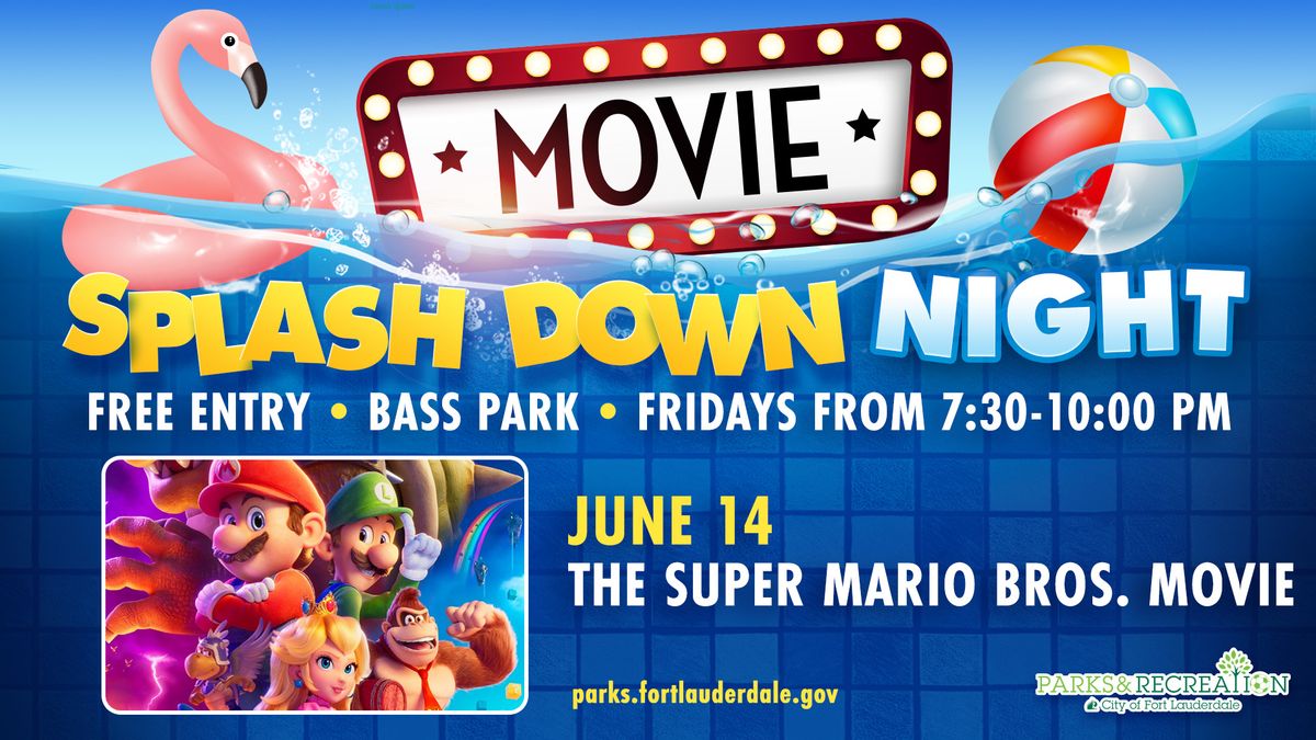 Movie Splash Down Night at Bass Park