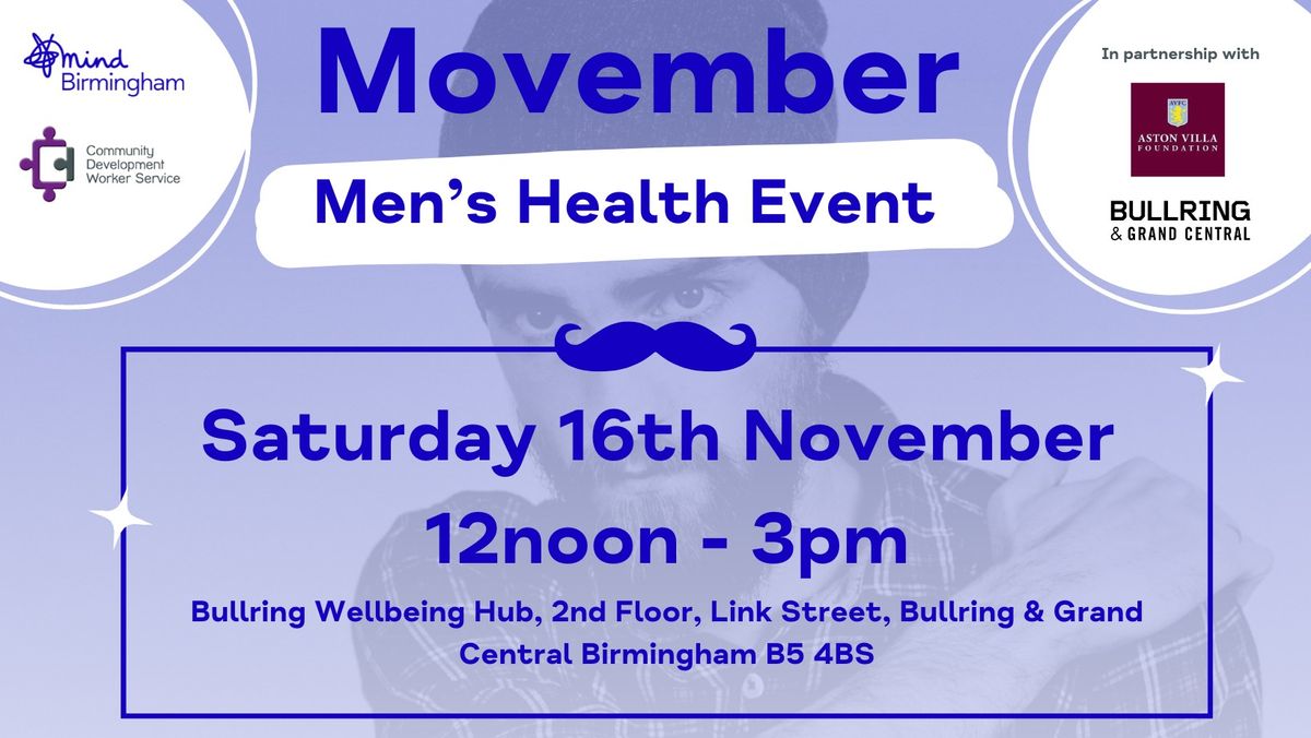 Movember - Men's Health Event