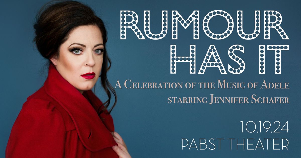 Rumour Has It: A Celebration of the Music of Adele at Pabst Theater