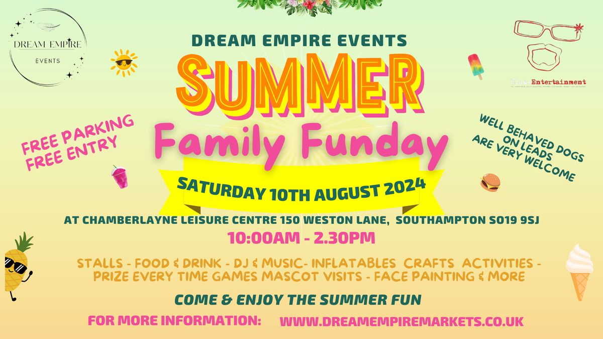 Summer Family Funday at Chamberlayne Leisure Centre 