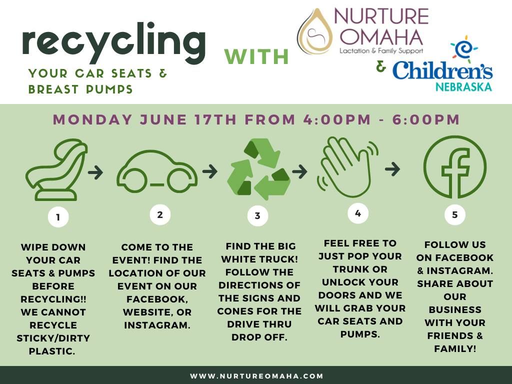 Car Seat & Breast Pump Recycling Event