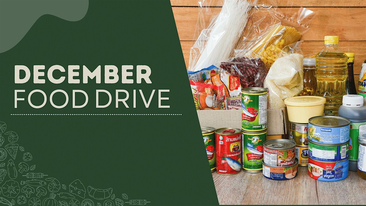 December Food Drive - Volunteers Needed